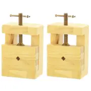 2pcs Wood Carving Clamp Table Bench Adjustable Vise Clamp Seal Carving Hand Tool