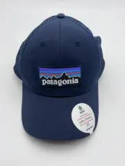 Patagonia Blue LOW CROWN P-6 Label LoPro Untrucker Hat adjustable - NWT