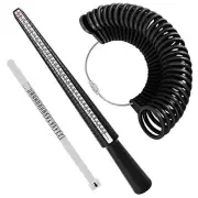 Ring Sizer Measuring Tool Set Reusable Ring Gauges with Finger Sizer Mandrel