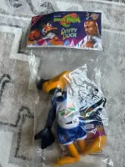 Vintage 1996 McDonald's Space Jam Daffy Duck Plush WB Looney Tunes Toy Sealed