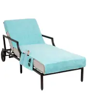Linum Home Textiles Turkish Chaise Lounge Cover with Pockets