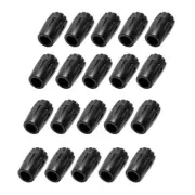20pcs Rubber Tip for Walking Elastics Rubber Poles Caps Scratch Resistant