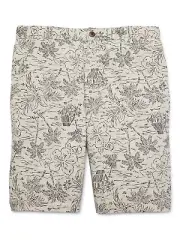 Wonder Nation Boys Flat Front Shorts Size 4 Palm School Uniform Approved NEW