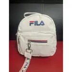 FILA 白色小後背包