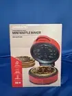 Nostalgia Red 5" MyMini Non Stick Heart Shaped Waffle Maker NEW