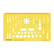 Map Drafting Navigation Arrows Template Drawing Stencil