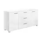 Artiss High Gloss Sideboard Storage Cabinet Cupboard - White