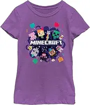 [Fifth Sun] Girl's Minecraft Alex Steve Portal Party T-Shirt