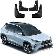 Car Mudguard Mud Flaps for Yaris Cross Non GR 2023-2025 Molded Custom Front and Rear Mudflaps Splash Guards Flares Kit 4-PC Auto Accessories,Send 1 Car Wash Towel