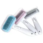 Blue Steel Needle Pet Hair Comb