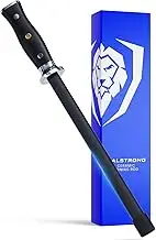 DALSTRONG Honing Rod - 10" (25 cm) - G10 Handle - Stainless Steel Core - Scratch-Free Ceramic Coating