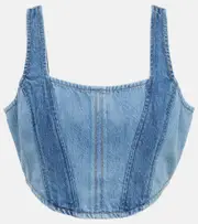[Frame] Frame Denim corset top AU 6 blue