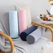 Neck Roll Pillow Memory Foam Pillow Cylinder Round PillowSupport Removable Cover