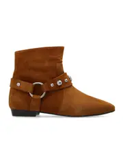 Isabel Marant Siago Pointed Toe Ankle Boots 35,36 Brown