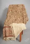 Home Insprition Handmade Throw Hand Block Print Blankets, Boho Woven Blankets
