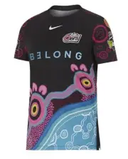 Sydney Sixers BBL Mens Nike Promo Match Indigenous Ss Jersey Home by Sporting H