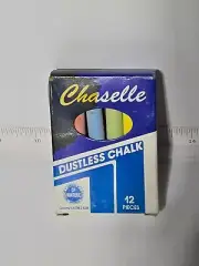 Chaselle Dustless Color Chalk 12 Sticks Chalkboard France