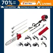 65CC Pole Chainsaw Hedge Trimmer Brush Cutter Whipper Snipper 9-in-1 4. To -GSAW