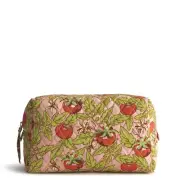 Vera Bradley Premium Cotton Large Cosmetic Tomato Vines