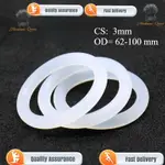 【QA4】SILICONE SEALING O RING橡膠密封墊圈 防水耐高溫食品級矽膠O型圈白色OD：62-100*