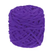 Chunky Yarn Bulky Soft Fluffy Yarn for Crochet, Dark Purple