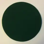 New 5 1/2" Round Green Felt Pad W/ Adhesive Back For Lamp Bases, Vases, Etc