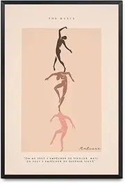 Matisse Art Exhibition Poster Dance Abstract Painting Matisse Canvas Wall Art Matisse Print Modern Home Decoration Picture 40x60cm Unframed