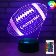 Remote 3D Illusion 7 Colors Change Night Stand Light Perfect Gifts Toys for Kids