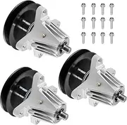 Spindle Assembly 618-06981 918-06981, for Cub Cadet/MTD with 50 Inch Deck XT1-LT50 XT2-LX50 CYT5023SE, 3 Pack Spindles Pulleys