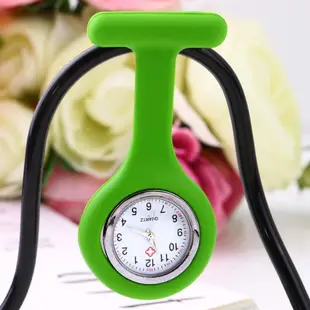 【BDS】矽膠醫生護士胸錶 24H出貨【小全金選】石英錶 護士錶 手錶 交換禮物 護理醫療掛錶 胸針掛錶 矽膠護士手錶