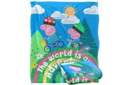 Peppa Pig World Is An Adventure Blanket (White) (One Size)