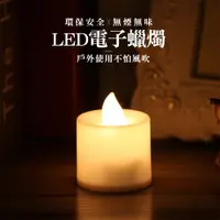 在飛比找松果購物優惠-【JOEKI】LED 電子蠟燭 蠟燭燈 安全蠟燭 小夜燈 蠟