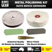 150mm All Metals Buffing Polishing Kit for Bench Grinder Buffs/Compounds/Spindle