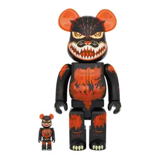 預購 BE@RBRICK ゴジラVSデストロイア版 ゴジラ 100％ & 400％ 紅蓮 哥吉拉