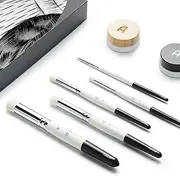 ARTIFY Drybrush Set Dry Brushes: Professional-Grade Dry Brush for Effortless Miniature & Model Painting - 5 Sizes Hobby Small Fine Detail Paint Brushes for Tabletop & Wargames Miniatures