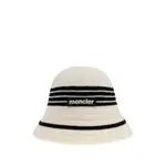 [Moncler] Moncler Cotton-blend Hat S WHITE/BLACK