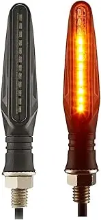Indicators Flowing Turn Signal LED Motorcycle Flasher Light Built Relay 335SMD Motorcycle Turn Signal Indicator Waterproof Turn Signal Indicator (Size : 2Pcs)