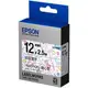 LC-4WBY EPSON Kitty系列甜心款白底黑字標籤帶(寬度12mm) C53S625058 適用：LW-200KT/400/500/600P/700/900/1000P