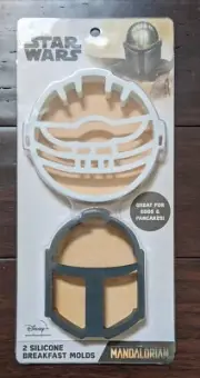 NEW Star Wars Mandalorian Breakfast Mold Rings Set for Eggs Pancakes Baby Yoda