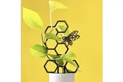 Metalbird: Honeybee Plant Trellis