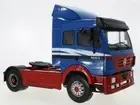 MODELCAR, MERCEDES 1853 SKII 1994 4x2 Blue and red, 1/18, MOD18138