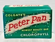 Vintage Colgate 1953 Peter Pan Soap Bar with CHLOROPHYLL - NiP