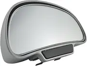 ULTECHNOVO 360 Blind Spot Mirror Side Mirror Blind Spot Car Side Mirror Blind Spot Rear View Camera Mirror Silver