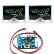 2pcs Audio Amplifier VU Panel Meter Header TN-90A DB Level Backlight w/ Driver