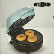 Bella Mini Donut Maker Teal Non-Stick New In Box