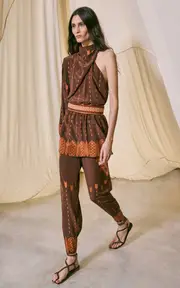 [Johanna Ortiz] Appalachian Leather and Embroidered Cotton Belt