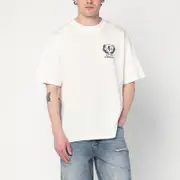 [Represent] White T-shirt with logo crest M White