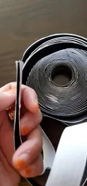 Valcro tape Black Self Adhesive Sticky Hook & Loop Fastener Tape,