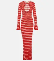 [Aya Muse] Aya Muse Lace maxi dress AU 12 red