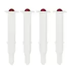 4pcs Meat Thermometers Safe Timing Pop-up Turkey Temperature Meters Timers White